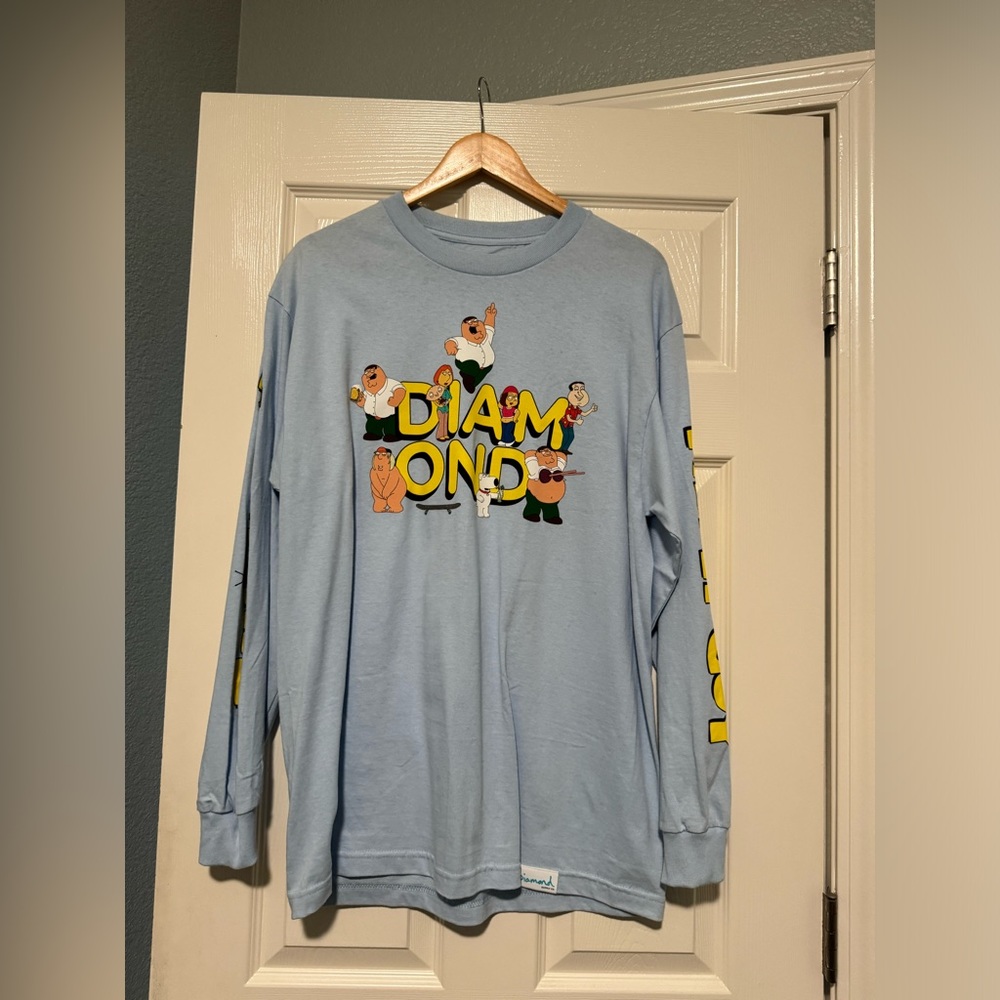 Diamond Supply co x Family guy long sleeve tee